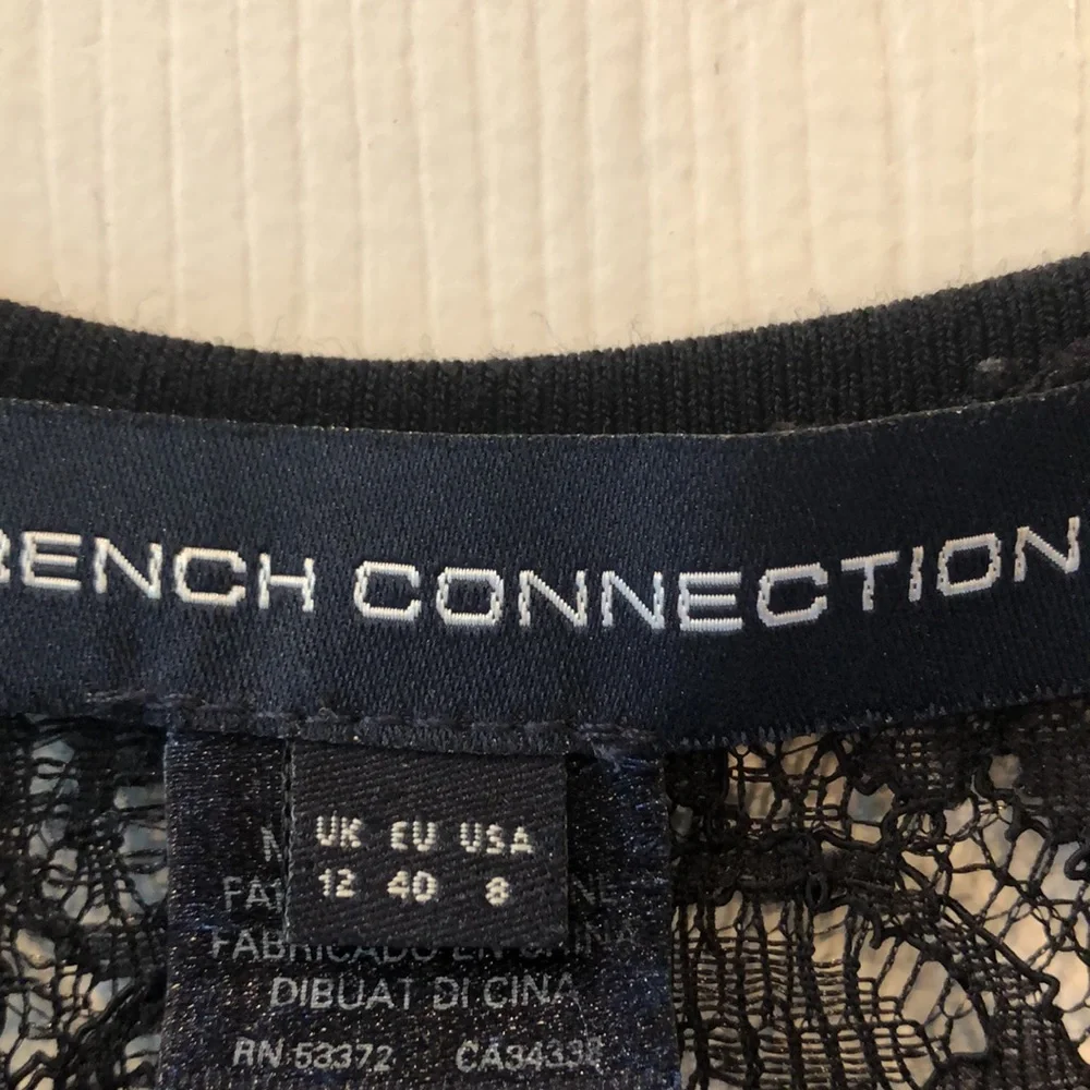 French Connection Short Sleeve Black Dress - Picture 5 of 10